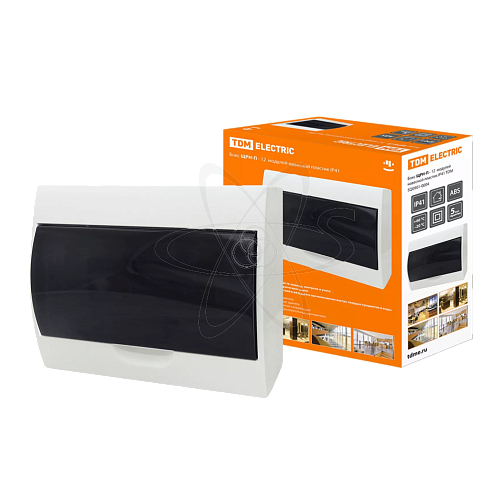 Бокс ЩРН-П-12 модулей навесной пластик