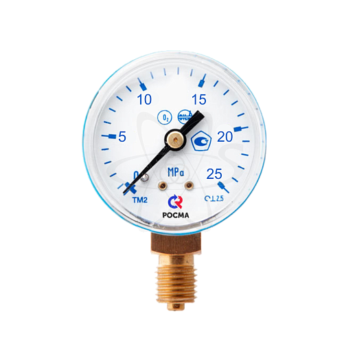 Манометр ТМ-210Р.00(0...25 МPa) (кислород) М12х1.5 кл2.5