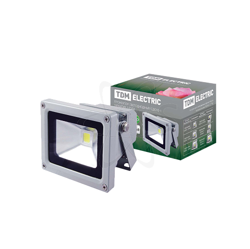 Прожектор светодиодный  СДО10-1 10 Вт  IP65 серый, TDM