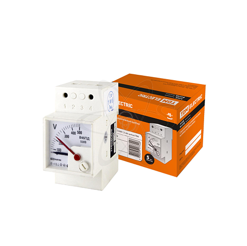 Вольтметр В45ПД 500В д/р