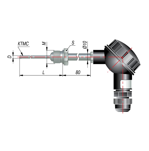 ДТПN365-0918.800.1(HH, L=800мм, d=4,5 мм, -40…+1250 С)