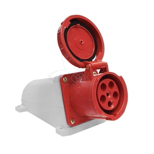 Розетка 135 стац 3Р+РЕ+И 63А 380В IP44