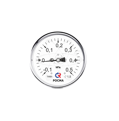 Мановакуумметр аммиачный ТМВ- 521T.00(-0,1...+0.5МРа) (-70-+5C)М20х1,5. 1,0.NH3