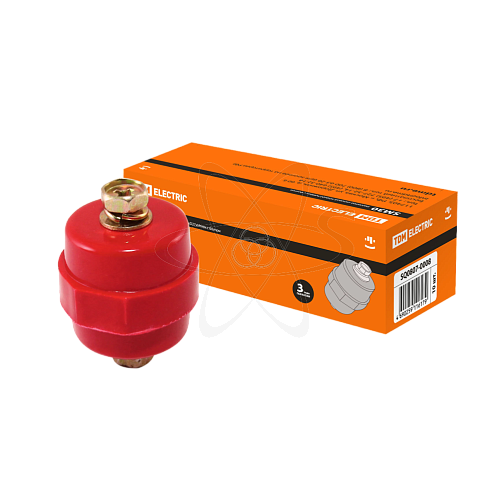 Изолятор SM30 силовой Н30хD27хМ6мм с болтом 