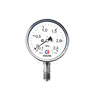 Мановакуумметр аммиачный ТМВ- 521Р.00(-0,1...+2,4МРа) (-70-+55C) G1/2. 1,0.NH3