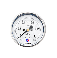 Манометр ТМ-320Т.00 (0...1,0 MPa) М12х1.5 кл1.5