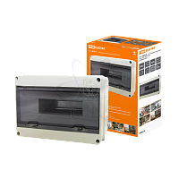 Бокс ЩРН-П-15 модулей навесной пластик IP65 