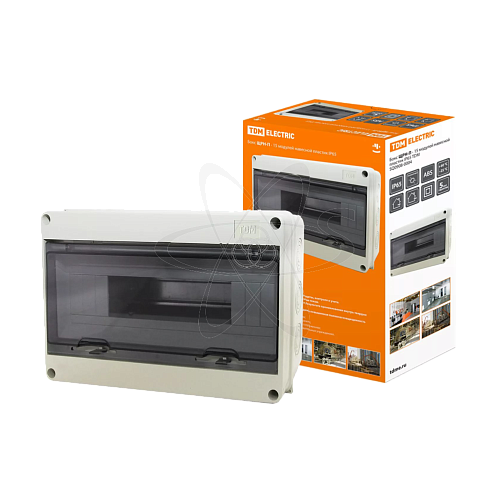 Бокс ЩРН-П-15 модулей навесной пластик IP65 