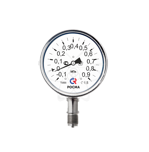 Мановакуумметр аммиачный ТМВ- 621Р.00(-0,1...+0.9МРа) (-70-+20C)М20х1,5. 1,0.NH3