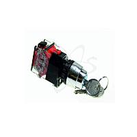 Переключатель SBS0-DY-11Y/21 (1NO+1NC) d=22 на 2 положения с ключом