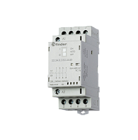Модульный контактор; 2NO+2NC 25А; контакты AgSnO2; катушка 230В АС/DC; мех.индикатор + LED