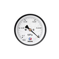 Вакуумметр ТВ-310Т.00 (-0,1-0 МРа) М12х1,5.150С.кл.2,5