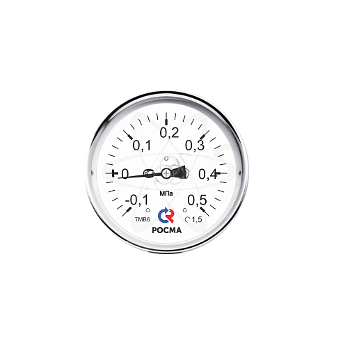 Мановакуумметр аммиачный ТМВ- 621T.00(-0,1...+0.5МРа) (-70-+5C) G1/2. 1,0.NH3