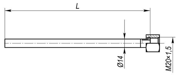 Трубка отводная ТО-П2-1.35