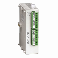 Модуль расширения (серия S) 4 аналог. вх. (0-10В, 0/4-20мА), 12 бит, =24VDC, RS485