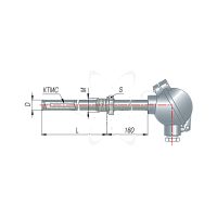 ДТПК135-0912.800.1(ТХА, L=320мм, d=20мм, -40+1100С)