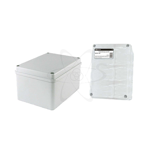 Распаячная коробка ОП 150х110х85мм, крышка, IP44, гладкие стенки,TDM