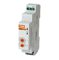 Реле времени РВО1-ВКЛ-0,1с/10дн-8А-12/230В-DIN (зад.вкл., 0,1с-10дней, 12-230В AC/DC)