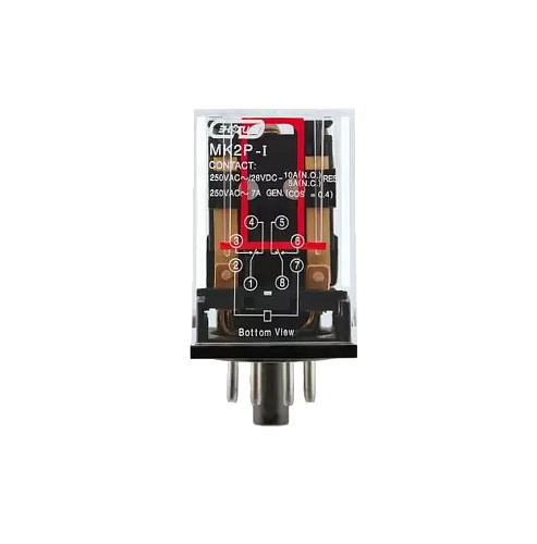 Промежуточное реле 3SJ5 2P-1 (MK2P-I) 12 VDC 8-pin