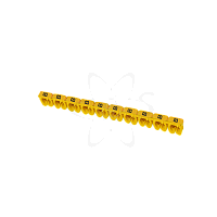 Маркер наборный - символ "B" желтый 1,5 мм2 (150 шт.) TDM