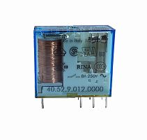 Реле Finder 40.52.9.024.0000 с 2мя перекид. конт.24B DC