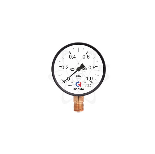 Манометр ТМ-210Р.00   (0...1,0 МPа) (газ) ч/к М12х1.5 кл2.5