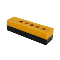 Корпус КП105(6) для кнопки 5-6 мест желтый