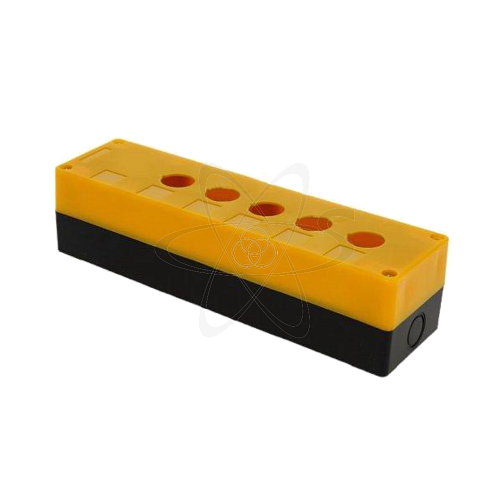 Корпус КП105(6) для кнопки 5-6 мест желтый