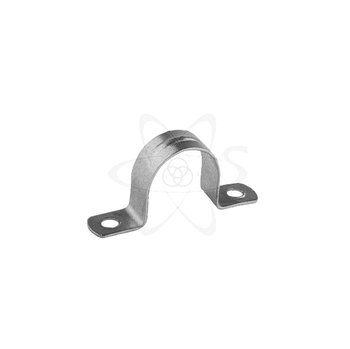 Скоба металлическая 2-х лапковая с внутр. d 8-9 мм (100шт) 