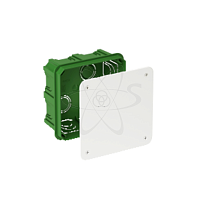 Распред. коробка для сплошных стен 100х100х50 мм