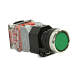 Кнопка SBS0-DY-11D с подсветкой  зеленый (G)  230В 1з+1р