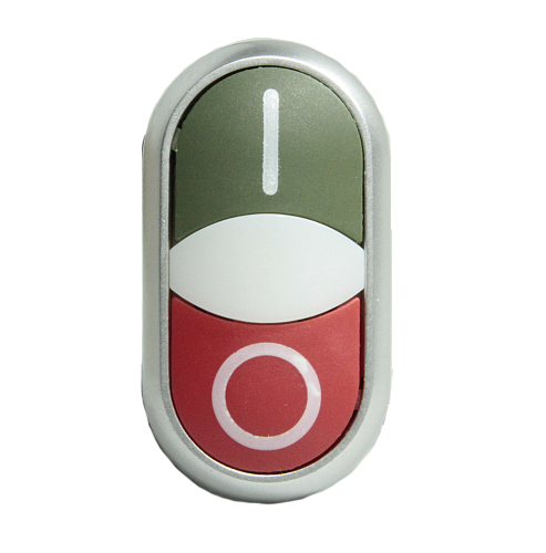 Кнопка CP102K20KY "Пуск-Стоп" 230В 1р+1з