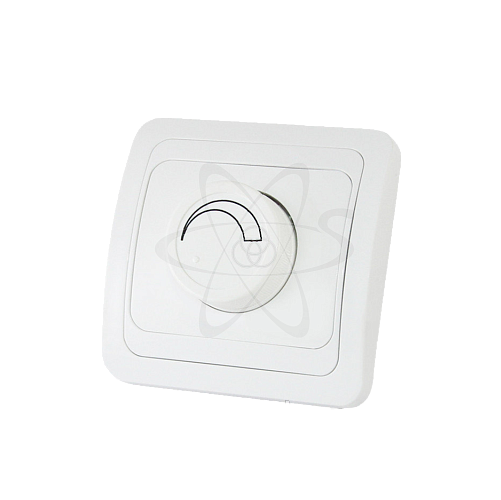 Светорегулятор (RL, 600Вт) поворотный белый "Валдай" TDM