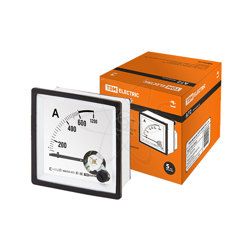 Амперметр А72 600/5А-1,5