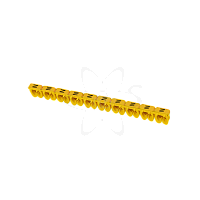 Маркер наборный - символ "N" желтый 1,5 мм2 (150 шт.) TDM