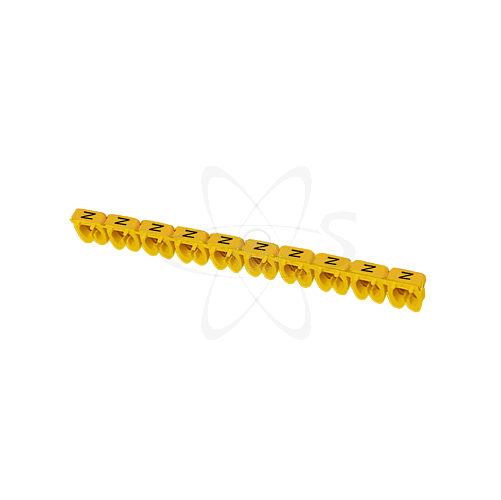 Маркер наборный - символ "N" желтый 1,5 мм2 (150 шт.) TDM