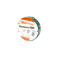 Изолента ПВХ 0,15х19 мм зеленая 20м TDM