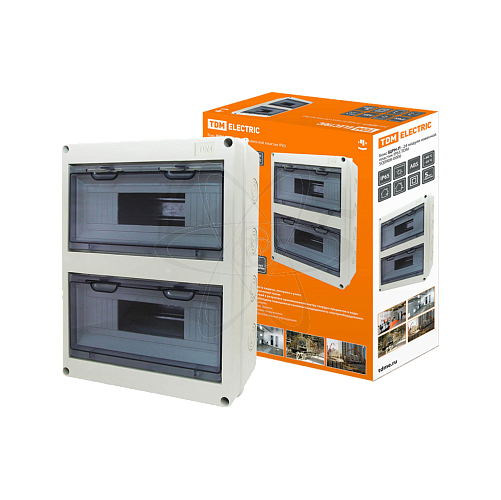 Бокс ЩРН-П-24 модулей навесной пластик IP 65