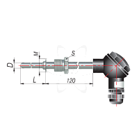 ДТС045-50М.В3.100(50М, L=100мм, d=10мм, -50+180С)