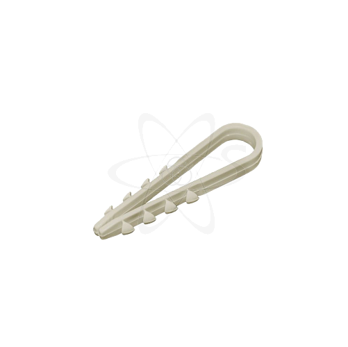 Дюбель-хомут ДХК-25 19-25мм кругл. каб. белый