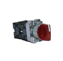 Переключатель SBY5-20X/31/R/220/LED (2NO) на 3 положения 1-0-1