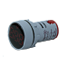 Вольтметр мини ADV-22DV(R) красный (Круглый)