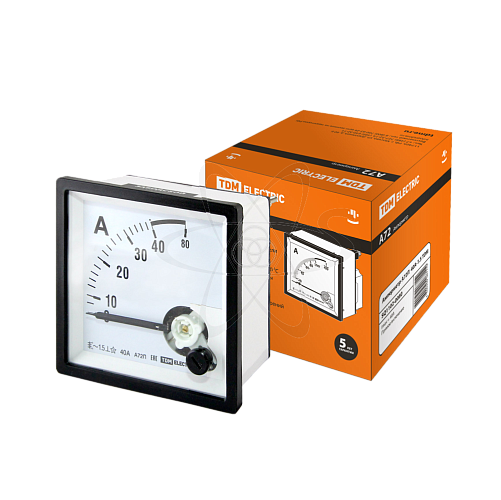 Амперметр А72П  40А-1.5 TDM