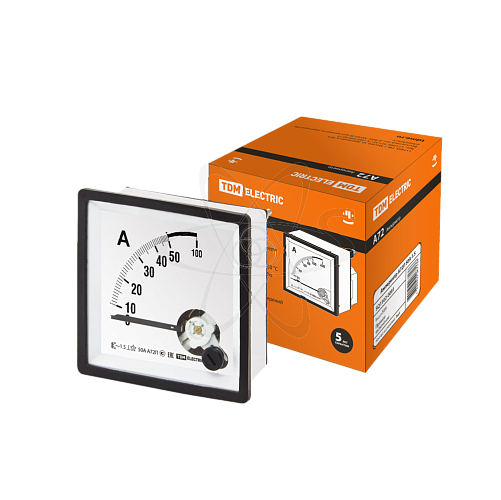 Амперметр А72П  50А-1,5