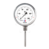 Термометр биметаллический БТ-54.220(0...200С)G1/2.100.1.5 