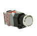 Кнопка SBS0-DY-11D с подсветкой  белый  (W) 230В 1з+1р