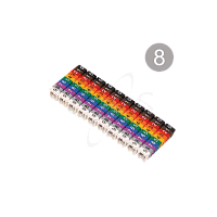 Маркер наборный - символ "8" серый 2,5 мм2 (150 шт.) TDM