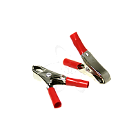 Зажим "крокодил"ЗК 15А 53 мм красн