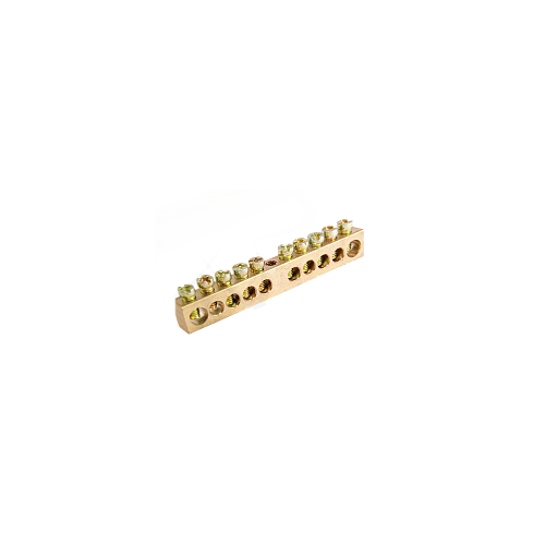 Шина "N" нулевая 6х9мм 24/1 (24группы/крепеж по центру)