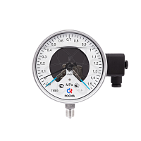 Мановакуумметр электро-контакт. ТМВ-521Р.05 (-0,1...+1,5МPа) G1/2.кл1.0 с гидрозаполнением